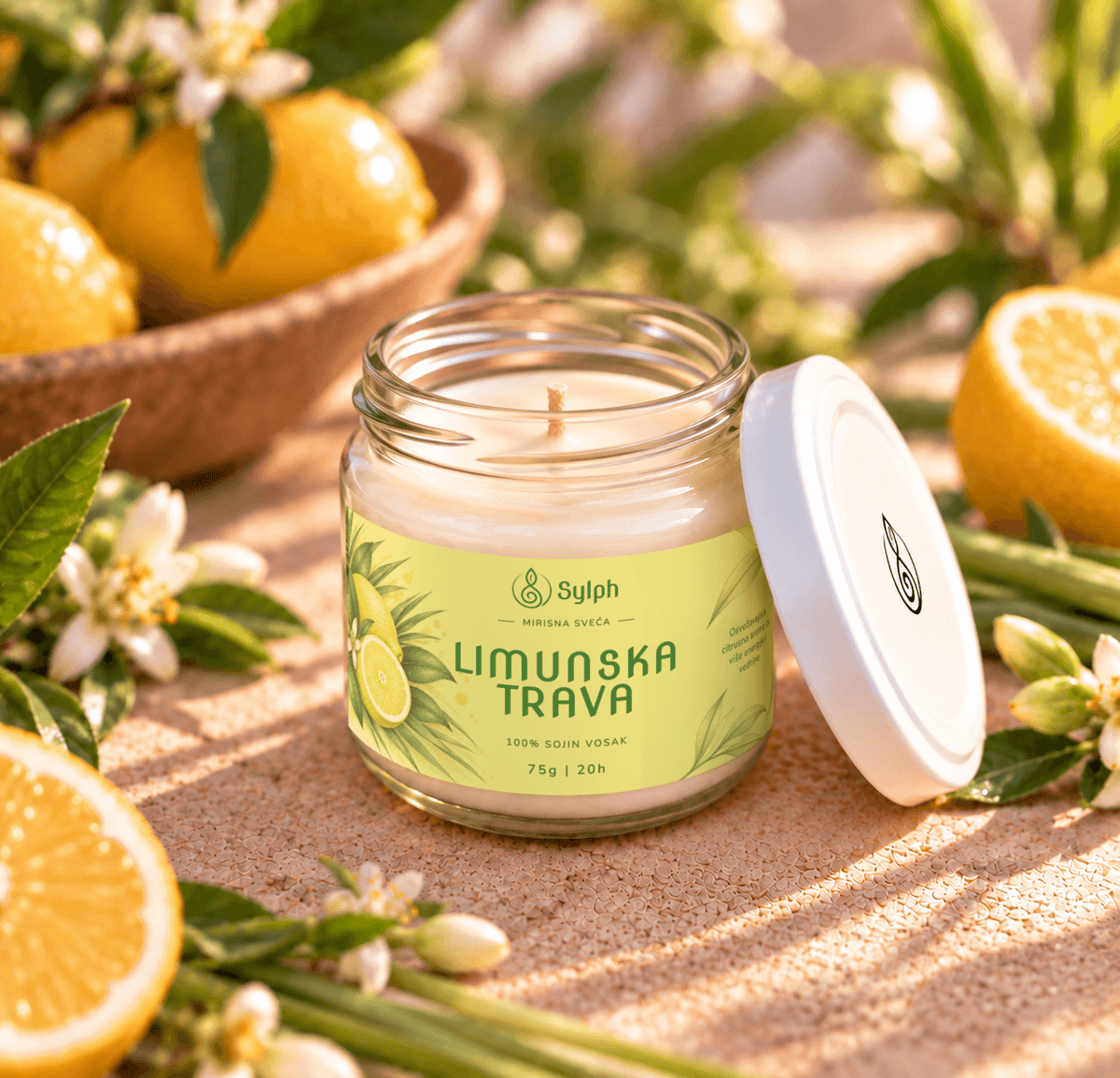 Limunska Trava 75g, otvorena tegla