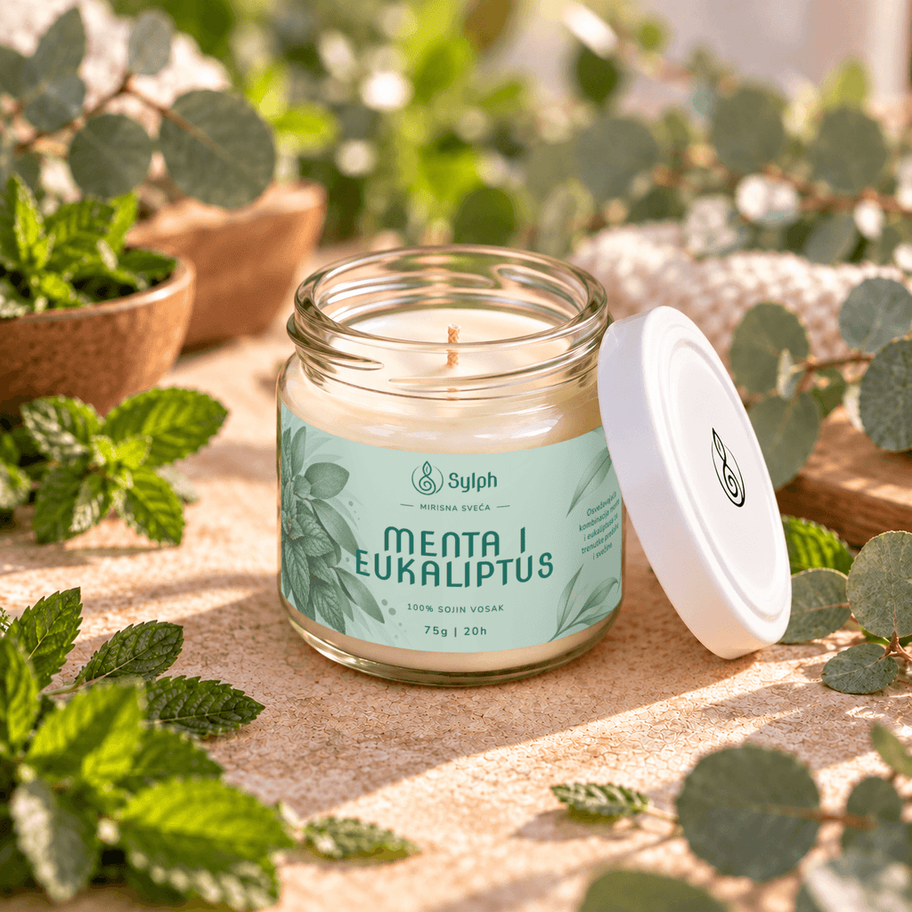 Menta i Eukaliptus 75g, otvorena tegla