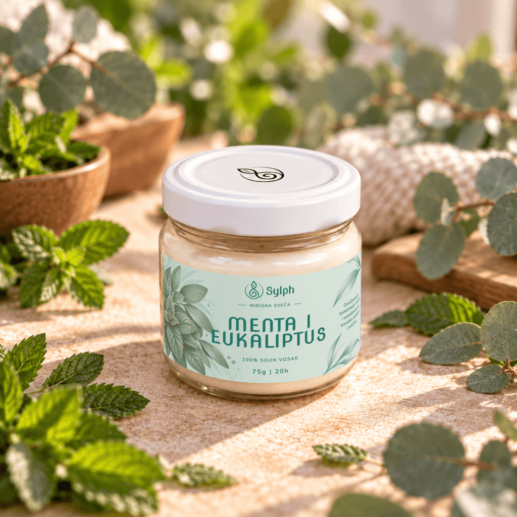 Menta i Eukaliptus 75g, zatvorena tegla
