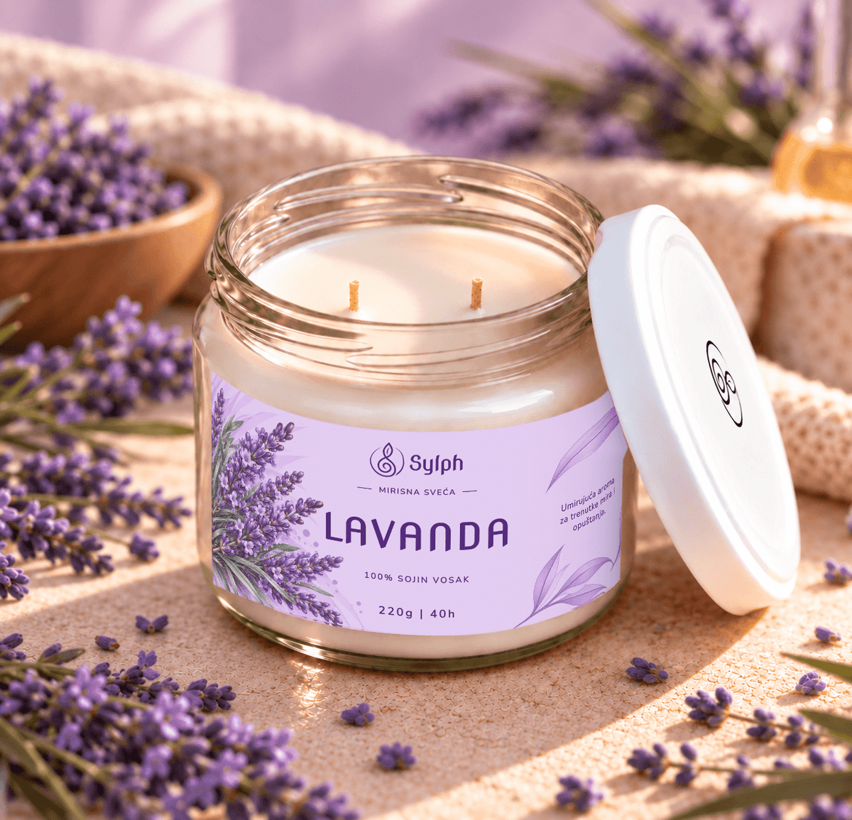 Lavanda 220g, otvorena tegla