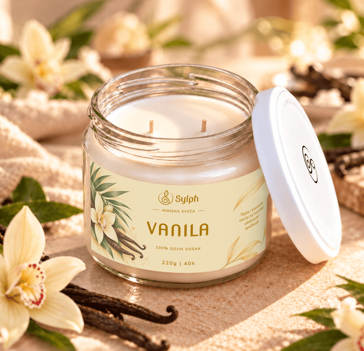 Vanila 220g, otvorena tegla