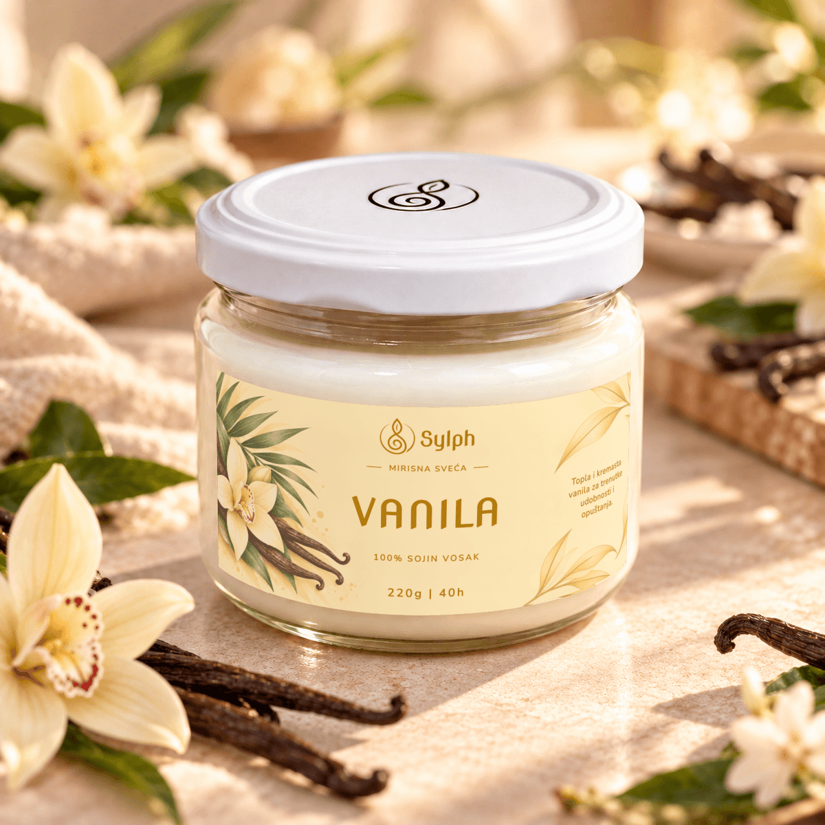 Vanila 220g, zatvorena tegla
